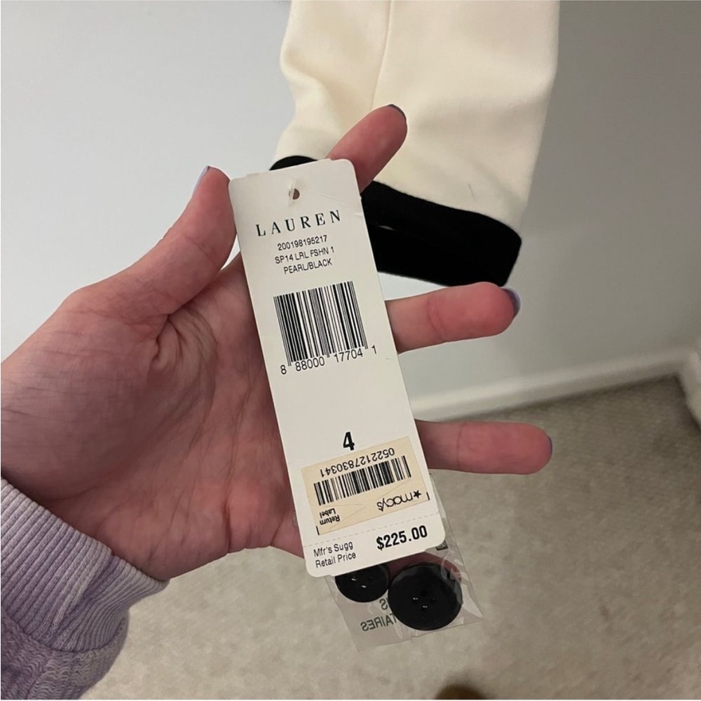 NWT Ralph Lauren White blazer professional jacket - size 4 - Picture 2 of 10